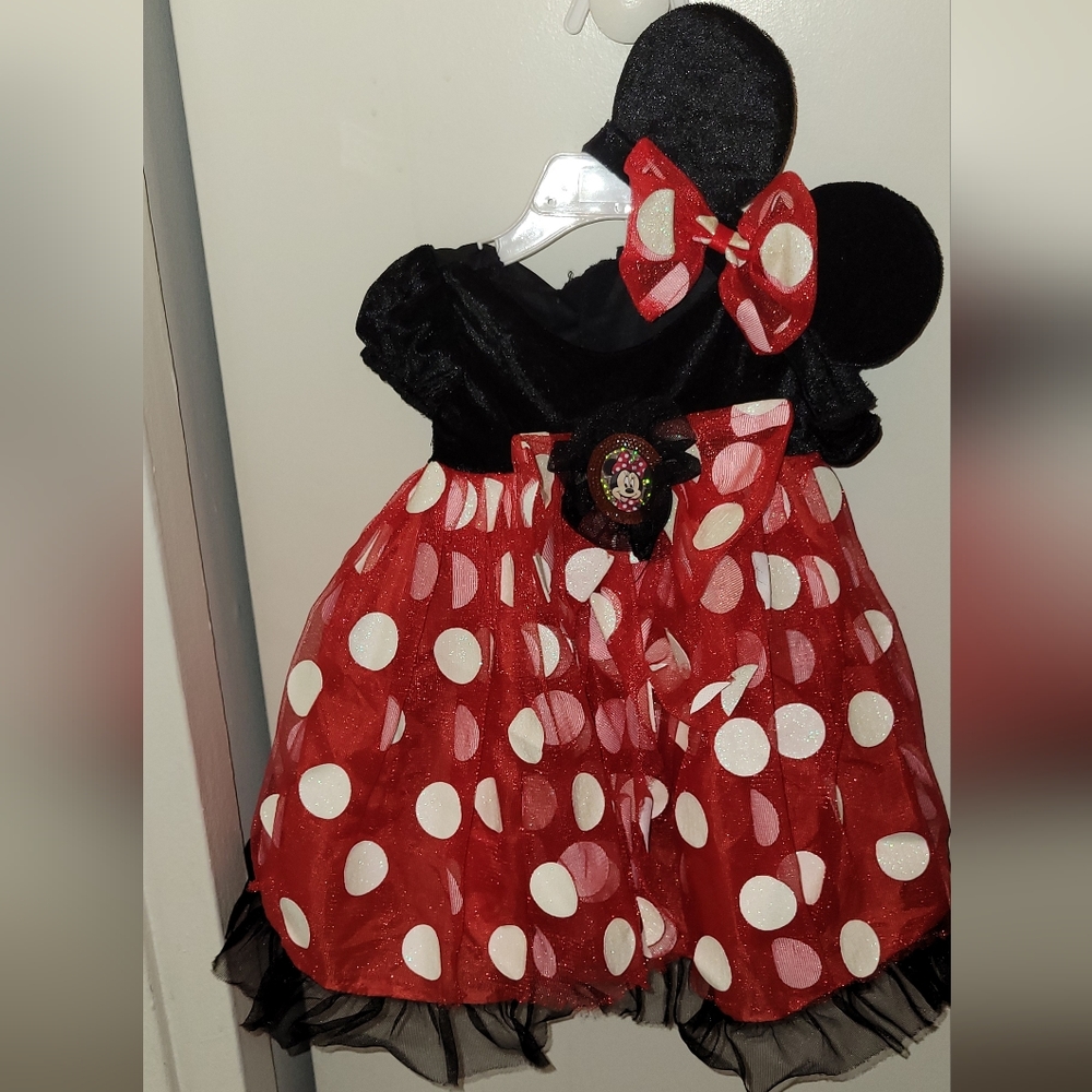 Minnie Mouse dress for baby girls 12 month